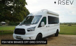 Ford Transit 350 L3 H3 P/V DRW FSH New Brakes Off Grid Solar Cassette Toilet Air Con +++ 1