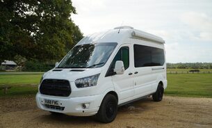 Ford Transit 350 L3 H3 P/V DRW FSH New Brakes Off Grid Solar Cassette Toilet Air Con +++ 6
