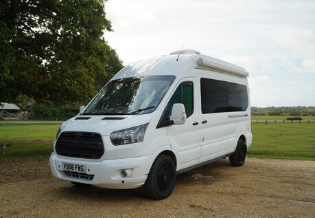 Ford Transit 350 L3 H3 P/V DRW FSH New Brakes Off Grid Solar Cassette Toilet Air Con +++