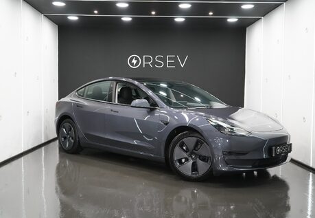 Tesla Model 3 Long Range Midnight Silver Heat Pump Heated Steering Wheel Pano Roof VAT Q