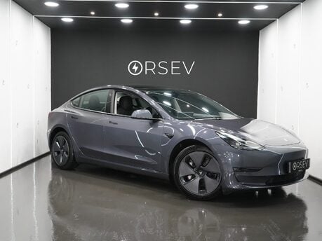 Tesla Model 3 Long Range Midnight Silver Heat Pump Heated Steering Wheel Pano Roof VAT Q