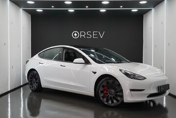 Tesla Model 3 Performance Ryzen Chip 20" Uberturbine Wheels Heated Seats & Steering Wheel