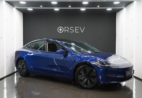 Tesla Model 3 Long Range Heat Pump Heated Steering Wheel Pano Roof Black Interior VAT Q