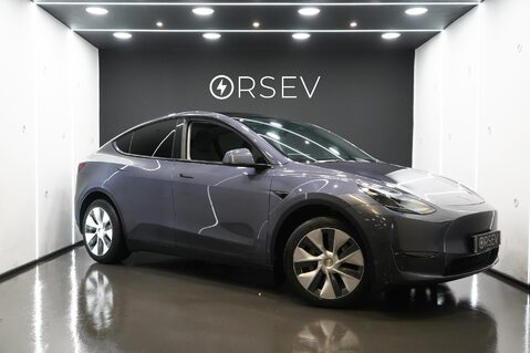 Tesla Model Y LONG RANGE AWD One Owner Midnight Silver Adaptive LEDs Pano Roof VAT Q 