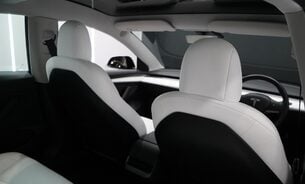 Tesla Model 3 LONG RANGE AWD White Interior Solid Black Paint One Owner VAT Qualifying 15
