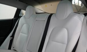 Tesla Model 3 LONG RANGE AWD White Interior Solid Black Paint One Owner VAT Qualifying 18