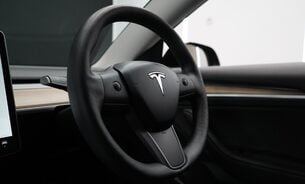 Tesla Model 3 LONG RANGE AWD Solid Black One Owner  Adaptive LEDs Pano Roof VAT Q 12