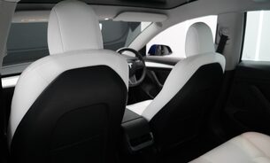 Tesla Model 3 LONG RANGE TOW BAR White Interior 19" Sport Wheels One Owner VAT Q 21