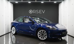 Tesla Model 3 LONG RANGE TOW BAR White Interior 19" Sport Wheels One Owner VAT Q 1