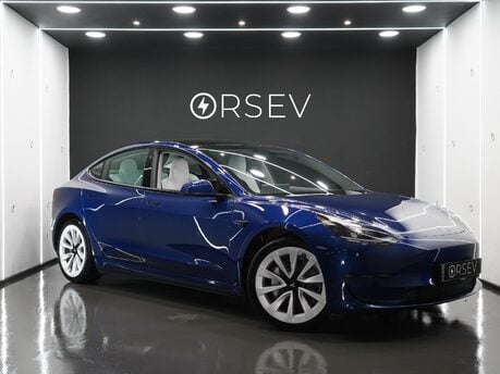 Tesla Model 3 LONG RANGE TOW BAR White Interior 19" Sport Wheels One Owner VAT Q