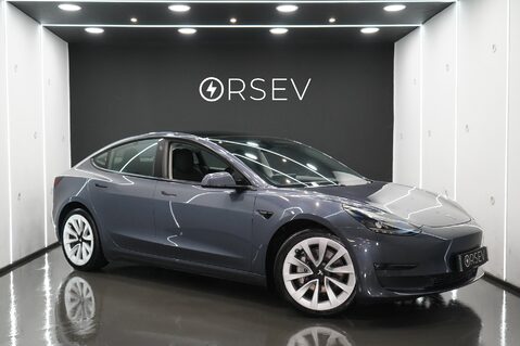 Tesla Model 3 LONG RANGE AWD 19" Sport Wheels Midnight Silver One Owner Heat Pump VAT Q 