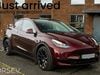 Tesla Model Y LONG RANGE AWD Cherry Red Metallic 20" Induction Wheels Alcantara Dash 