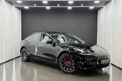 Tesla Model 3 Performance Ryzen Chip White Interior 20" Uberturbine Wheels One Owner  