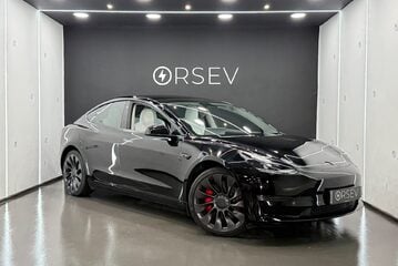 Tesla Model 3 Performance Ryzen Chip White Interior 20" Uberturbine Wheels One Owner 