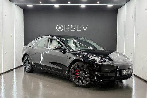 Tesla Model 3 Performance Ryzen Chip White Interior 20" Uberturbine Wheels One Owner  