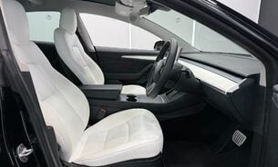 Tesla Model 3 Performance Ryzen Chip White Interior 20" Uberturbine Wheels One Owner  10