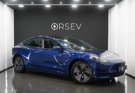 Tesla Model 3 Standard Range Plus LFP Battery Heat Pump Deep Blue Metallic One Owner VAT 