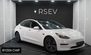 Tesla Model 3 RWD Standard Range Ryzen 1 Owner Adaptive LEDs Heat Pump Pano Roof  1