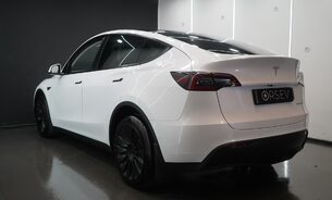 Tesla Model Y LONG RANGE AWD Impeccable Example! Sought After White Interior Low Mileage  3