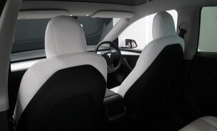 Tesla Model Y LONG RANGE AWD Impeccable Example! Sought After White Interior Low Mileage  16