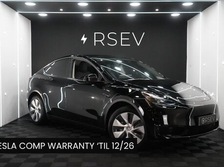 Tesla Model Y LONG RANGE AWD Solid Black One Owner Premium Sound Pano Roof VAT Q