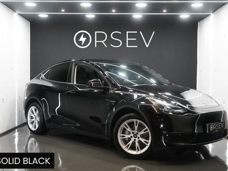 Tesla Model Y LONG RANGE AWD Solid Black One Owner Premium Sound Pano Roof VAT Q
