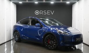 Tesla Model Y PERFORMANCE Enhanced Autopilot Deep Blue Metallic 21" Uberturbines VAT Q 1