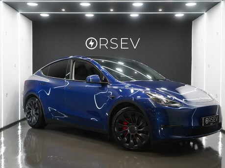 Tesla Model Y PERFORMANCE Enhanced Autopilot Deep Blue Metallic 21" Uberturbines VAT Q