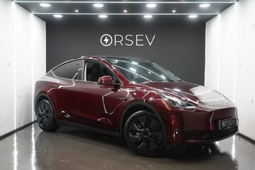 Tesla Model Y LONG RANGE AWD Cherry Red Metallic Later Comfort Suspension One Owner