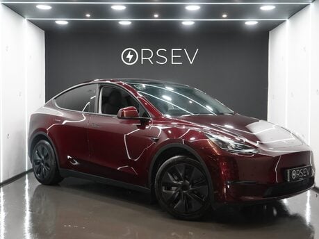 Tesla Model Y LONG RANGE AWD Cherry Red Metallic Later Comfort Suspension One Owner