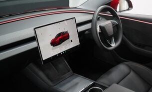 Tesla Model 3 Long Range Ultra Red Heat Pump Heated Steering Wheel Pano Roof 1 Owner VATQ 11