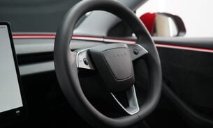 Tesla Model 3 Long Range Ultra Red Heat Pump Heated Steering Wheel Pano Roof 1 Owner VATQ 21