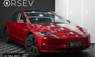 Tesla Model 3 Long Range Ultra Red Heat Pump Heated Steering Wheel Pano Roof 1 Owner VATQ 1