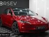 Tesla Model 3 Long Range Ultra Red Heat Pump Heated Steering Wheel Pano Roof 1 Owner VATQ