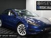 Tesla Model 3 LONG RANGE AWD Heat Pump 19" Sport Wheels Deep Metallic Blue One Owner VATQ