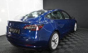 Tesla Model 3 LONG RANGE AWD Heat Pump 19" Sport Wheels Deep Metallic Blue One Owner VATQ 7
