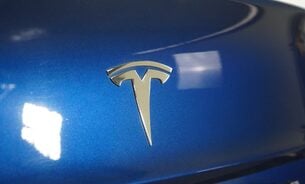 Tesla Model 3 LONG RANGE AWD Heat Pump 19" Sport Wheels Deep Metallic Blue One Owner VATQ 8