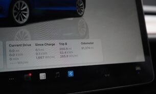 Tesla Model 3 LONG RANGE AWD Heat Pump 19" Sport Wheels Deep Metallic Blue One Owner VATQ 23