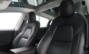 Tesla Model 3 LONG RANGE AWD Heat Pump 19" Sport Wheels Deep Metallic Blue One Owner VATQ 20