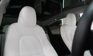 Tesla Model Y LONG RANGE AWD Tow Hitch White Interior Red Multi Coat Adaptive LEDs  16