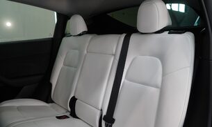 Tesla Model Y LONG RANGE AWD Tow Hitch White Interior Red Multi Coat Adaptive LEDs  21