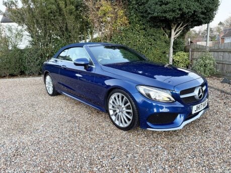 Mercedes-Benz C Class 2.1 C220d AMG Line (Premium Plus) Cabriolet G-Tronic+ Euro 6 (s/s) 2dr 2