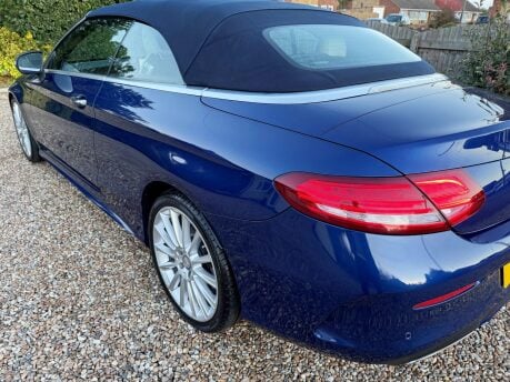 Mercedes-Benz C Class 2.1 C220d AMG Line (Premium Plus) Cabriolet G-Tronic+ Euro 6 (s/s) 2dr 8
