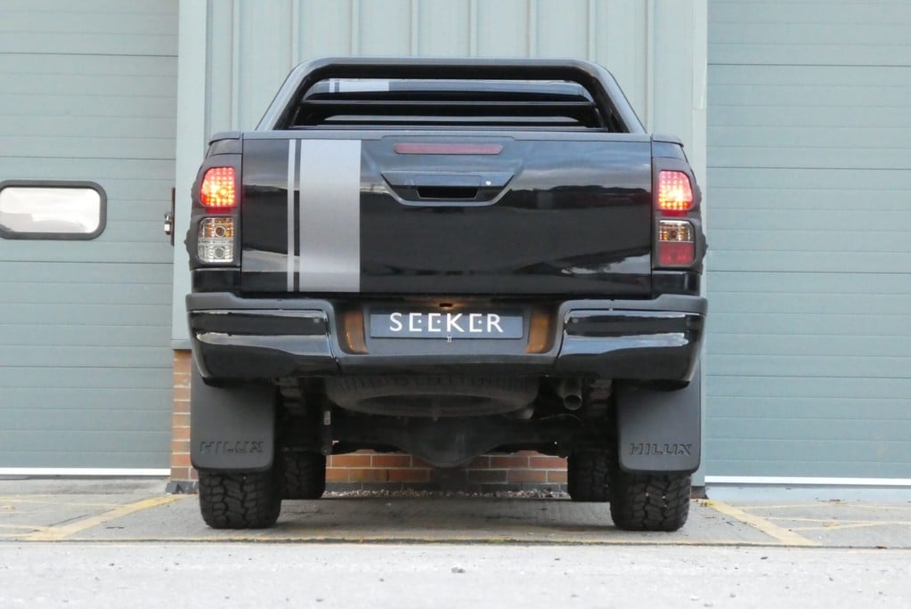 Toyota Hilux Invincible  X AUTO WITH rear load cover fitted in black styled by seeker  4