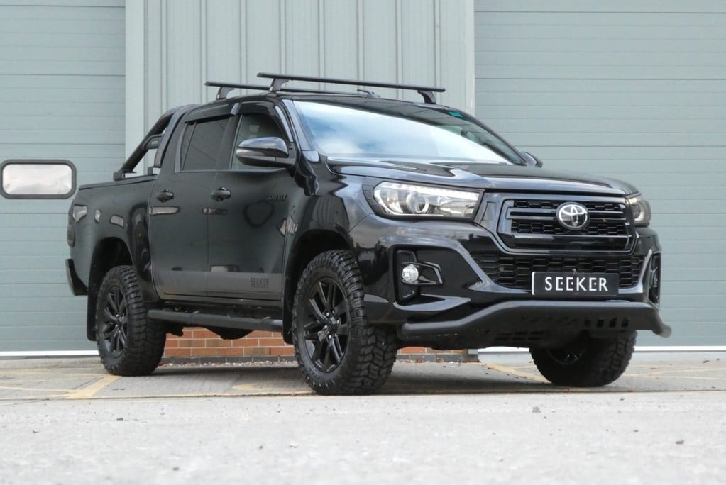 Toyota Hilux Invincible  X AUTO WITH rear load cover fitted in black styled by seeker  3