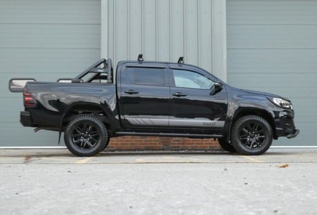 Toyota Hilux Invincible  X AUTO WITH rear load cover fitted in black styled by seeker 