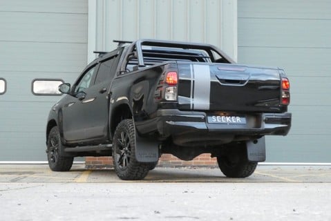 Toyota Hilux Invincible  X AUTO WITH rear load cover fitted in black styled by seeker  11