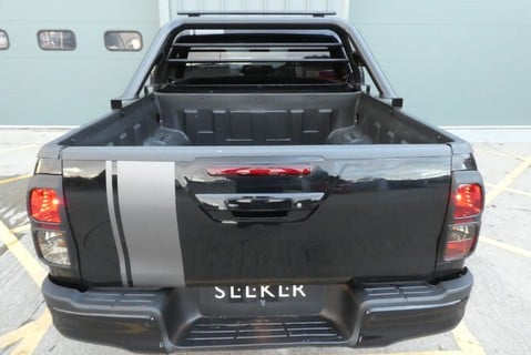 Toyota Hilux Invincible  X AUTO WITH rear load cover fitted in black styled by seeker  12