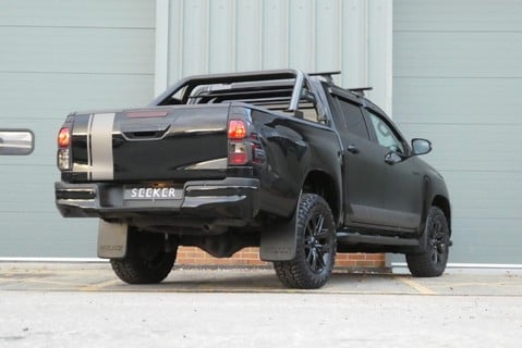 Toyota Hilux Invincible  X AUTO WITH rear load cover fitted in black styled by seeker  21
