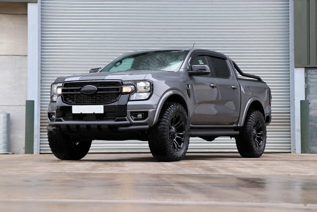 Ford Ranger TREMOR ECOBLUE with over sized 305 alloys on mud terrain styled by seeker  29